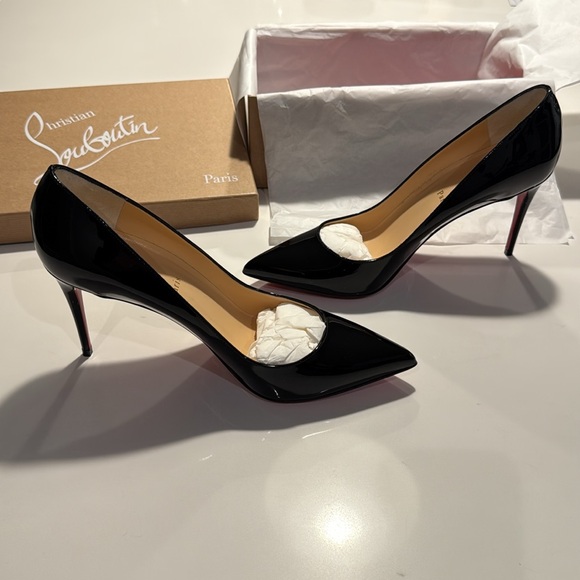 Christian Louboutin Pigalle Follies 85 Black 41.5 NEW - Picture 3 of 11